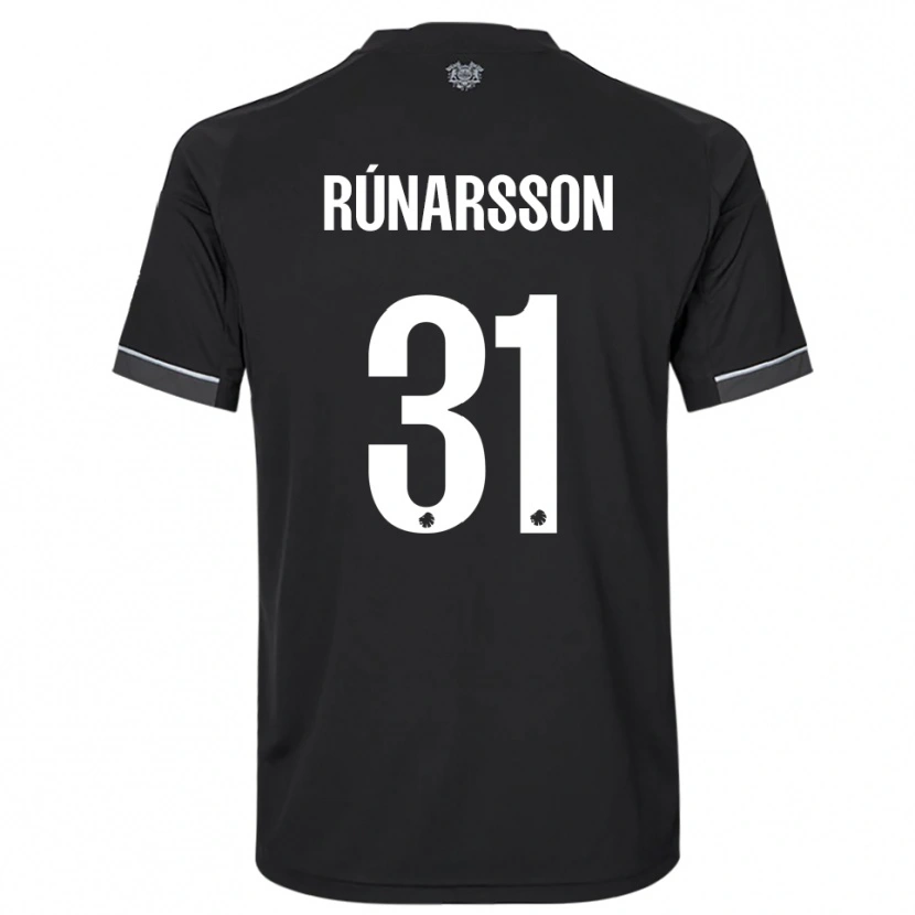 Danxen Dětské Rúnar Alex Rúnarsson #31 Černobílá Daleko Hráčské Dresy 2025/26 Dres