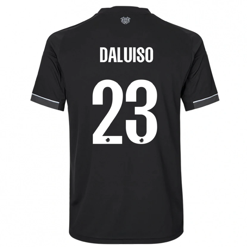 Danxen Dětské Christoffer Daluiso #23 Černobílá Daleko Hráčské Dresy 2025/26 Dres