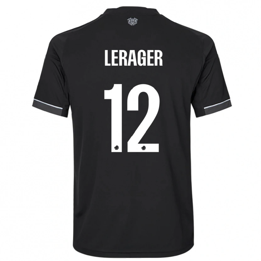 Danxen Dětské Lukas Lerager #12 Černobílá Daleko Hráčské Dresy 2025/26 Dres