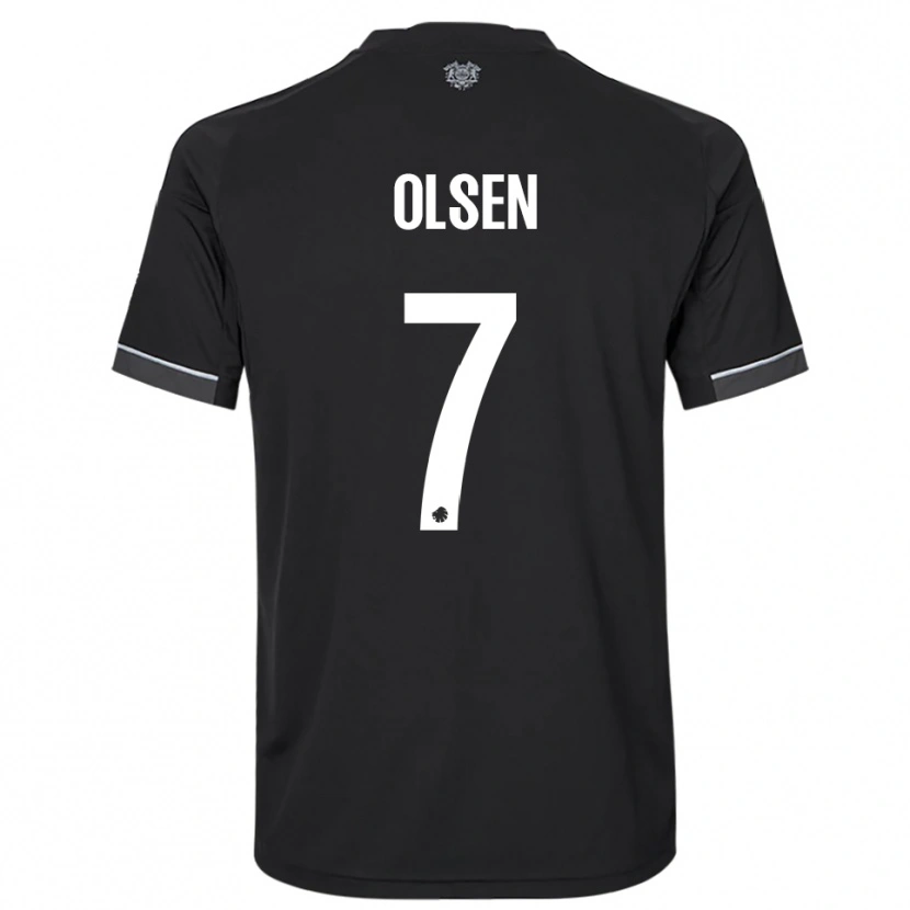 Danxen Dětské Gunnar Olsen #7 Černobílá Daleko Hráčské Dresy 2025/26 Dres