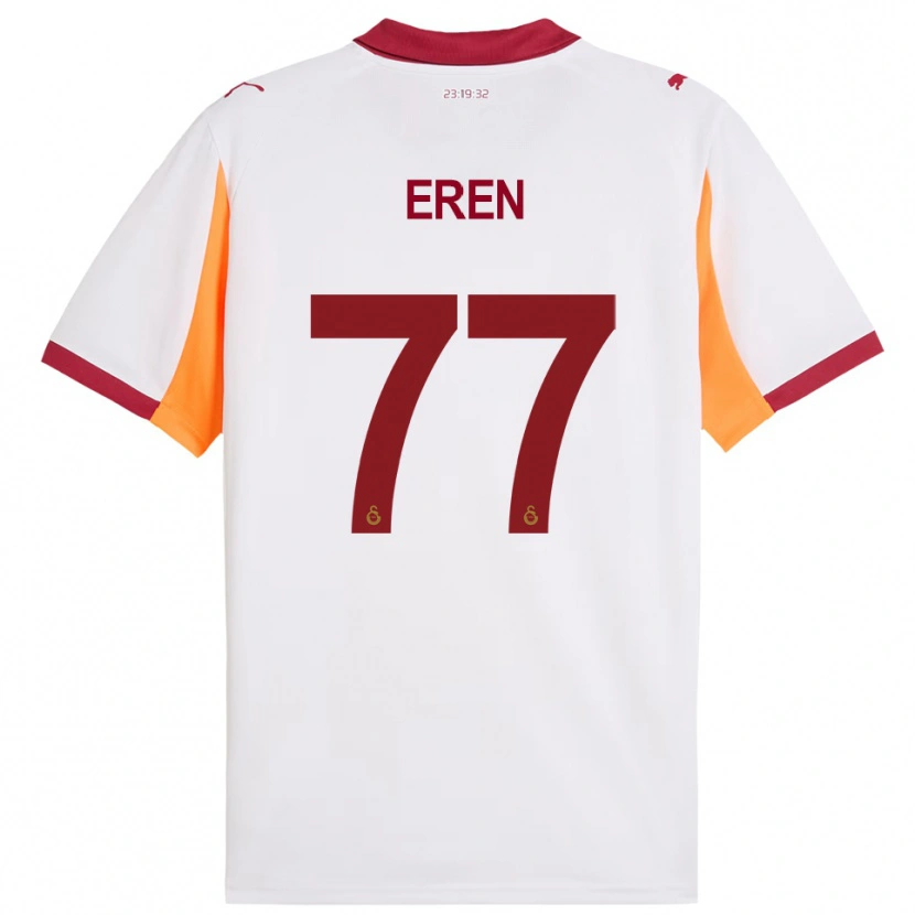 Danxen Dětské İrem Eren #77 Bíločervená Daleko Hráčské Dresy 2025/26 Dres