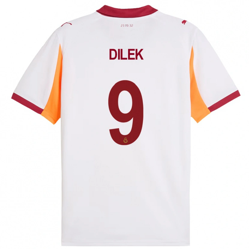 Danxen Dětské Yalin Dilek #9 Bíločervená Daleko Hráčské Dresy 2025/26 Dres