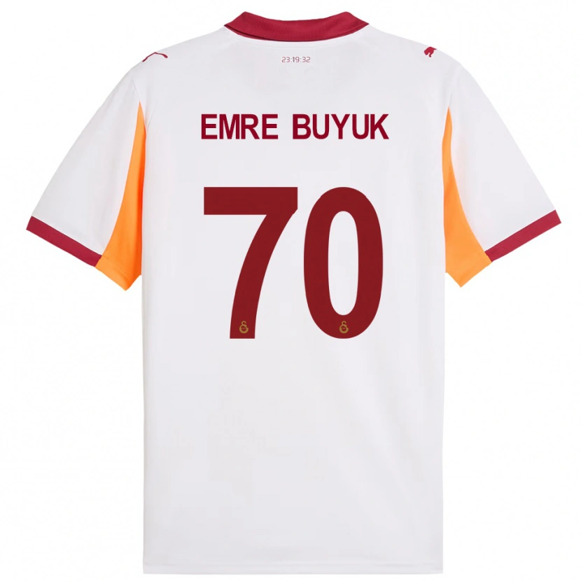 Danxen Dětské Enes Emre Büyük #70 Bíločervená Daleko Hráčské Dresy 2025/26 Dres