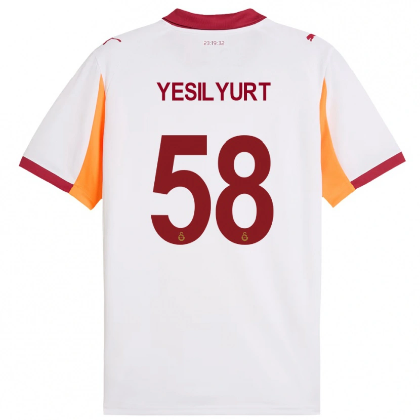 Danxen Dětské Ali Yeşilyurt #58 Bíločervená Daleko Hráčské Dresy 2025/26 Dres