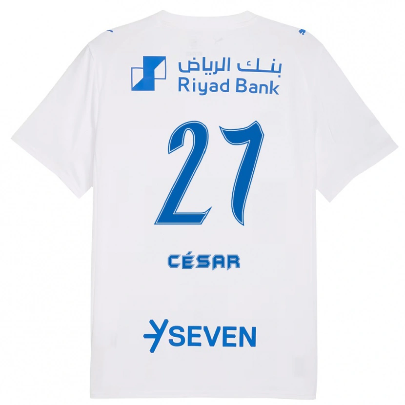 Danxen Dětské Kaio César #27 Bílomodrá Daleko Hráčské Dresy 2025/26 Dres