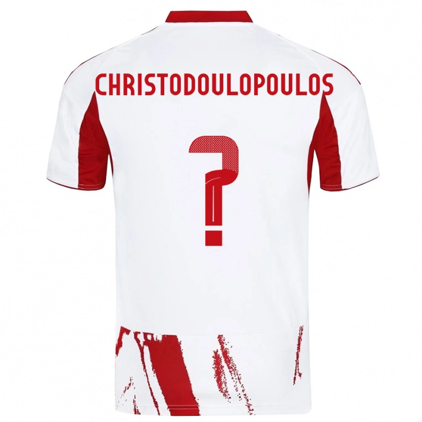 Danxen Dětské Giannis Christodoulopoulos #0 Bíločervená Daleko Hráčské Dresy 2025/26 Dres
