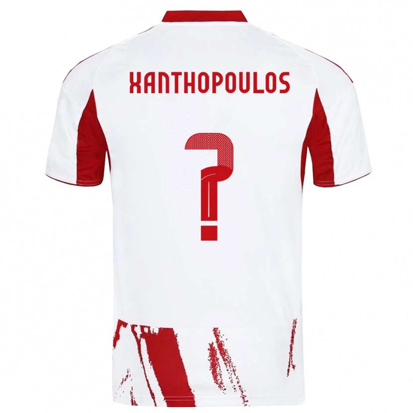 Danxen Dětské Giannis Xanthopoulos #0 Bíločervená Daleko Hráčské Dresy 2025/26 Dres