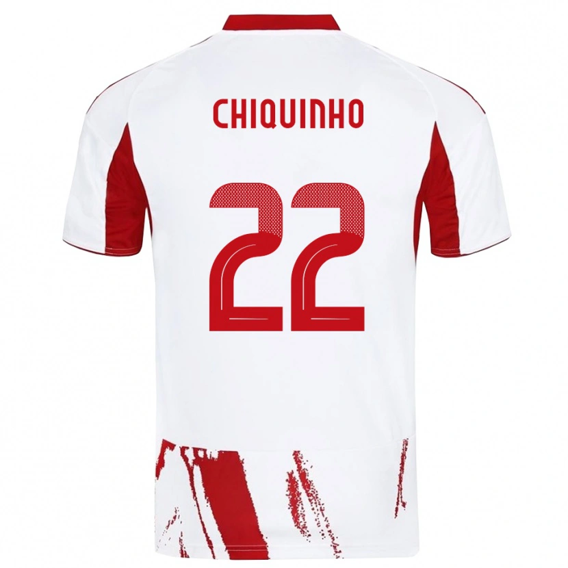 Danxen Dětské Chiquinho #22 Bíločervená Daleko Hráčské Dresy 2025/26 Dres