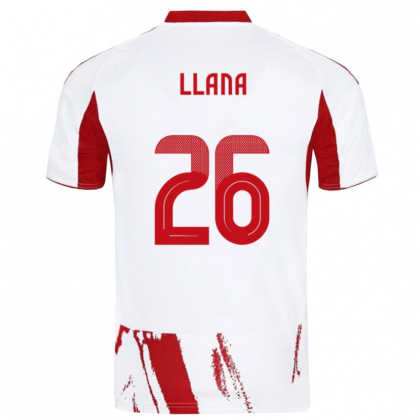 Danxen Dětské Andreas Llana #26 Bíločervená Daleko Hráčské Dresy 2025/26 Dres