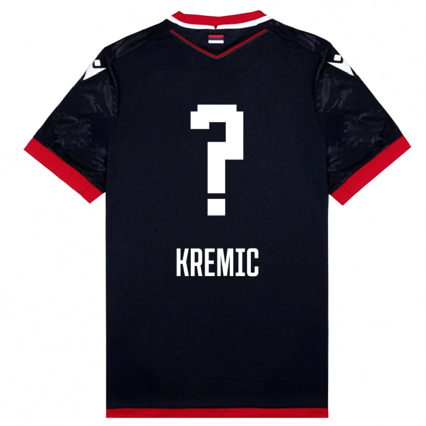 Danxen Dětské Luka Kremic #0 Černočervená Daleko Hráčské Dresy 2025/26 Dres