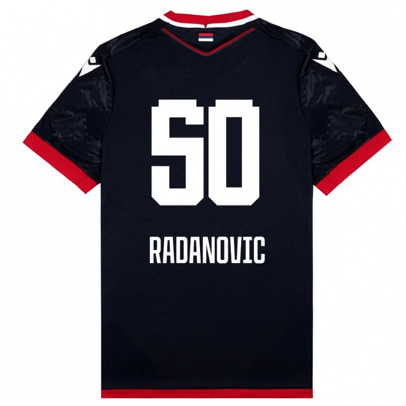 Danxen Dětské Savo Radanovic #50 Černočervená Daleko Hráčské Dresy 2025/26 Dres