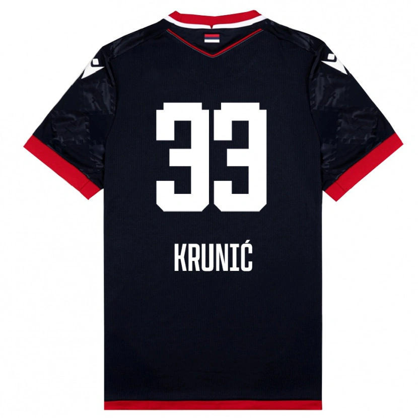 Danxen Dětské Rade Krunic #33 Černočervená Daleko Hráčské Dresy 2025/26 Dres