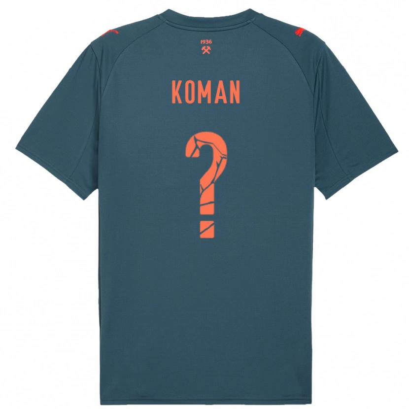Danxen Dětské Semen Koman #0 Tmavě Modrá Červená Daleko Hráčské Dresy 2025/26 Dres