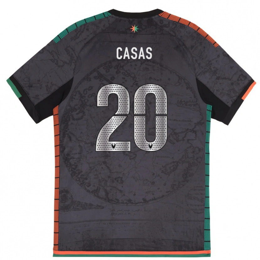 Danxen Pánské Antonio Casas #20 Tmavě Šedá Domů Hráčské Dresy 2025/26 Dres