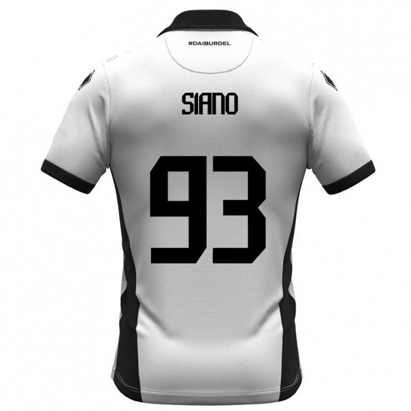 Danxen Pánské Alessandro Siano #93 Bíločerno-Oranžová Domů Hráčské Dresy 2025/26 Dres