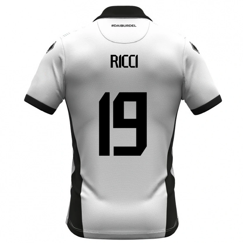 Danxen Pánské Gabriele Ricci #19 Bíločerno-Oranžová Domů Hráčské Dresy 2025/26 Dres
