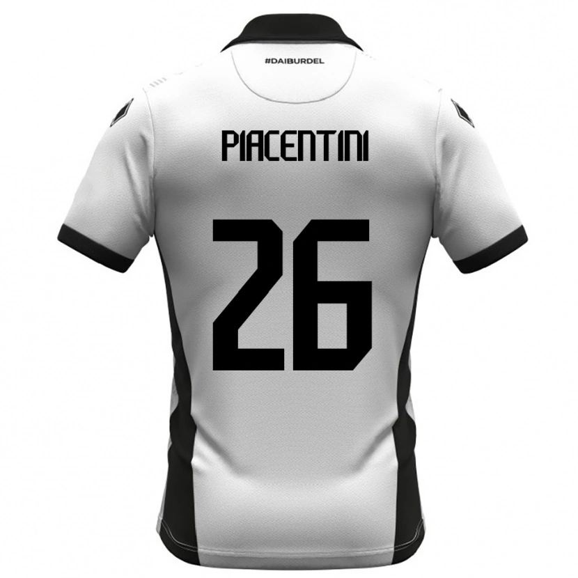 Danxen Pánské Matteo Piacentini #26 Bíločerno-Oranžová Domů Hráčské Dresy 2025/26 Dres