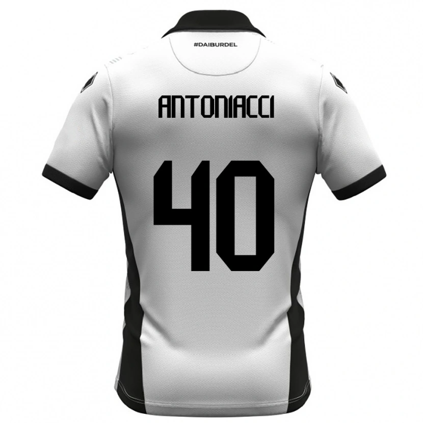 Danxen Pánské Augusto Antoniacci #40 Bíločerno-Oranžová Domů Hráčské Dresy 2025/26 Dres