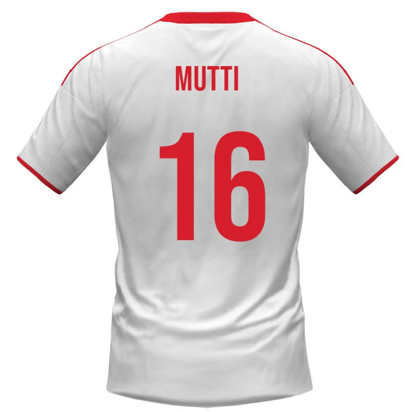 Danxen Pánské Matteo Mutti #16 Bíločervená Domů Hráčské Dresy 2025/26 Dres