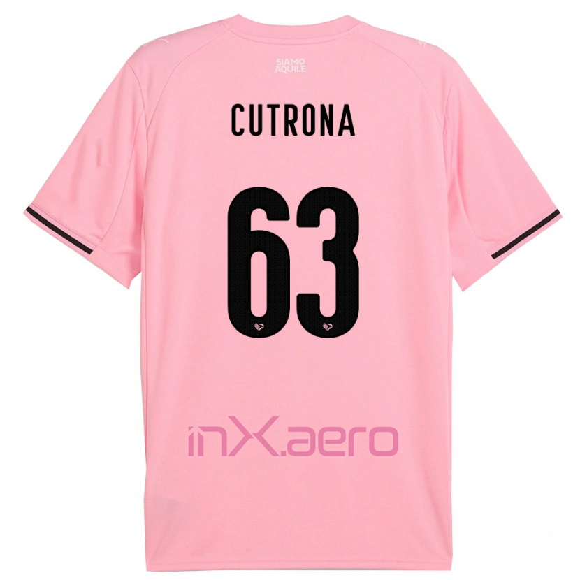 Danxen Pánské Francesco Cutrona #63 Růžová Černá Domů Hráčské Dresy 2025/26 Dres