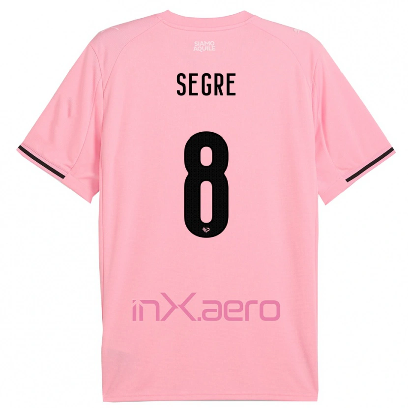 Danxen Pánské Jacopo Segre #8 Růžová Černá Domů Hráčské Dresy 2025/26 Dres