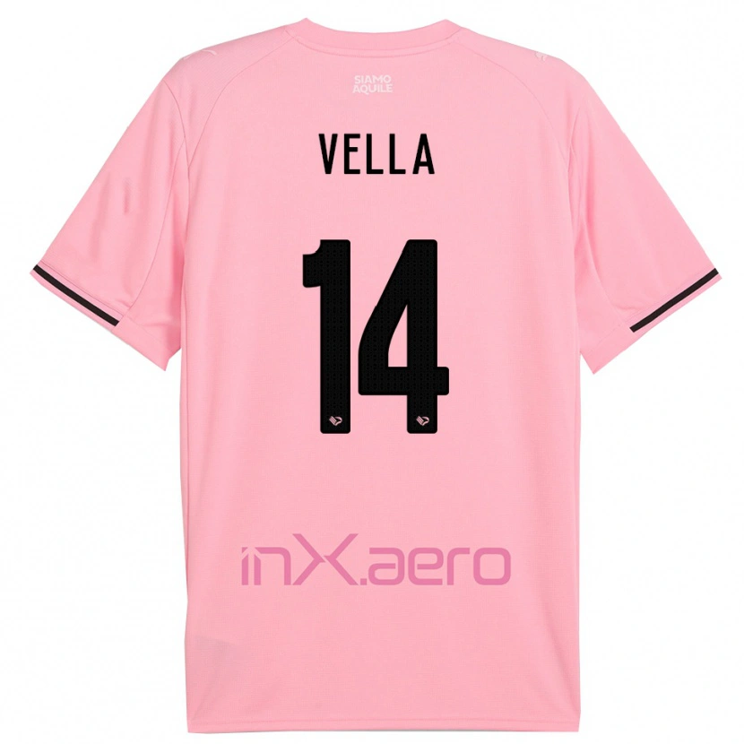 Danxen Pánské Andreas Vella #14 Růžová Černá Domů Hráčské Dresy 2025/26 Dres