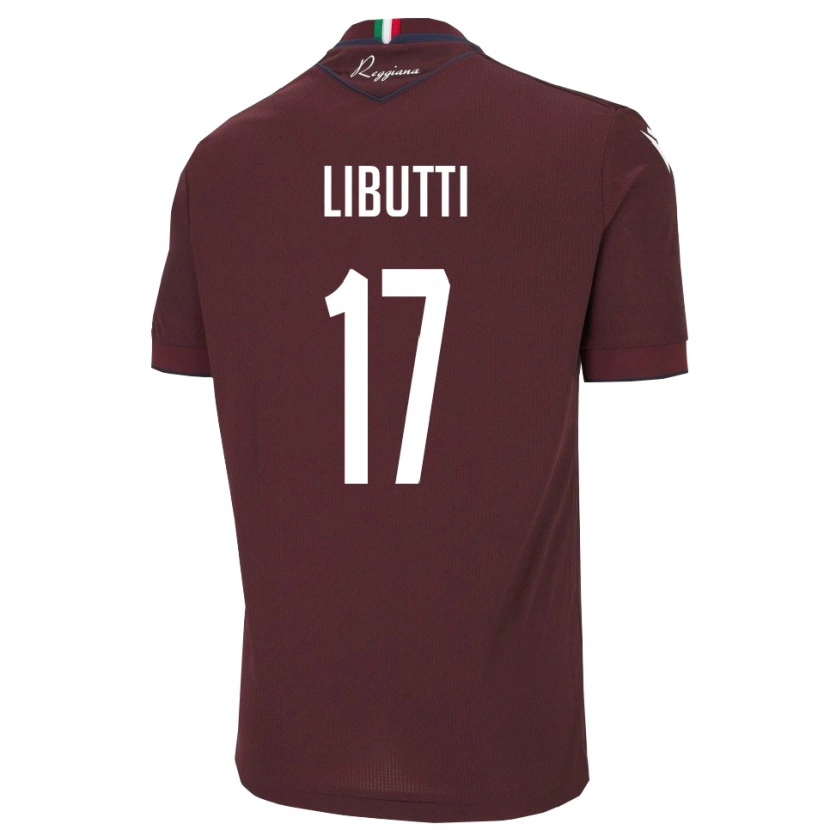 Danxen Pánské Lorenzo Libutti #17 Vínová Bílá Domů Hráčské Dresy 2025/26 Dres