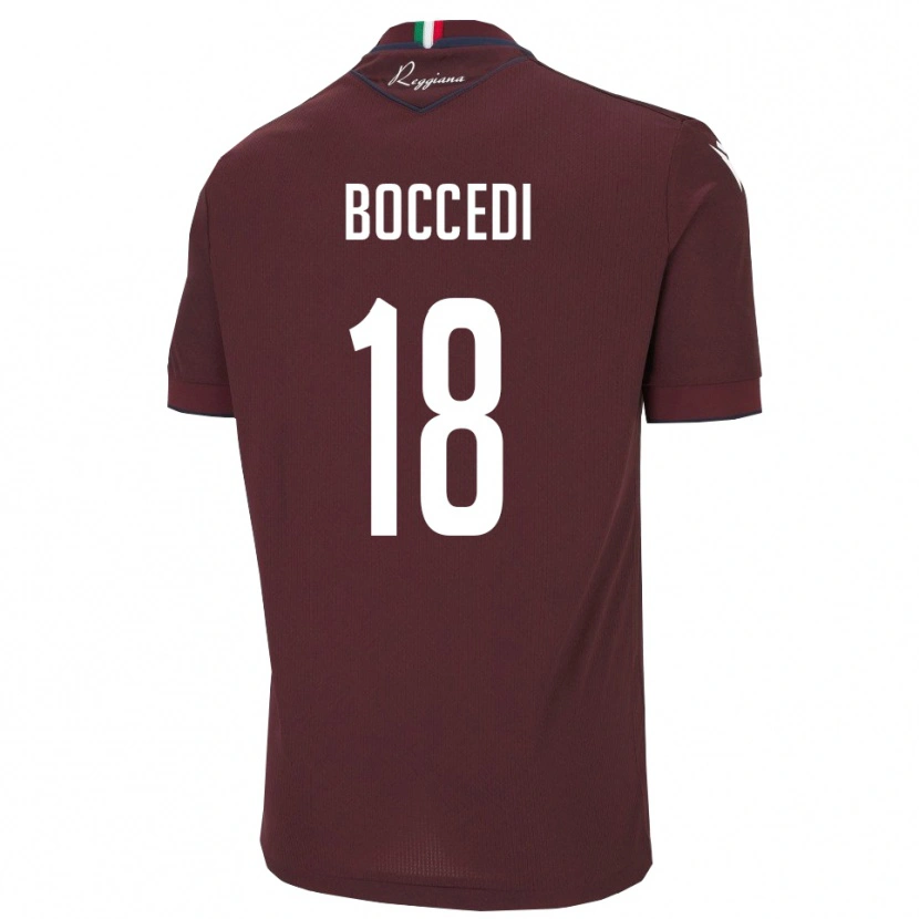 Danxen Pánské Alessandro Boccedi #18 Vínová Bílá Domů Hráčské Dresy 2025/26 Dres