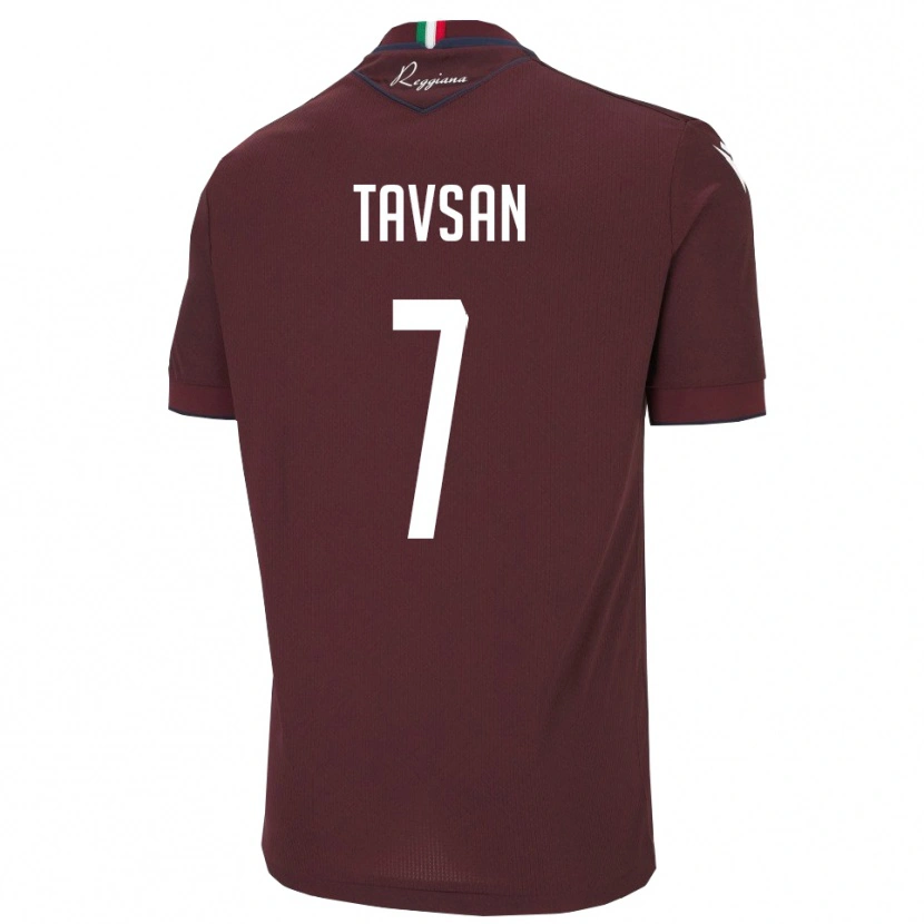 Danxen Pánské Elayis Tavsan #7 Vínová Bílá Domů Hráčské Dresy 2025/26 Dres