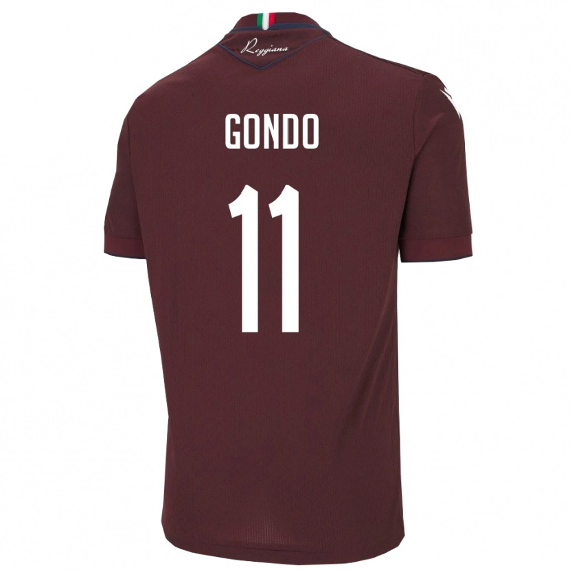 Danxen Pánské Cedric Gondo #11 Vínová Bílá Domů Hráčské Dresy 2025/26 Dres