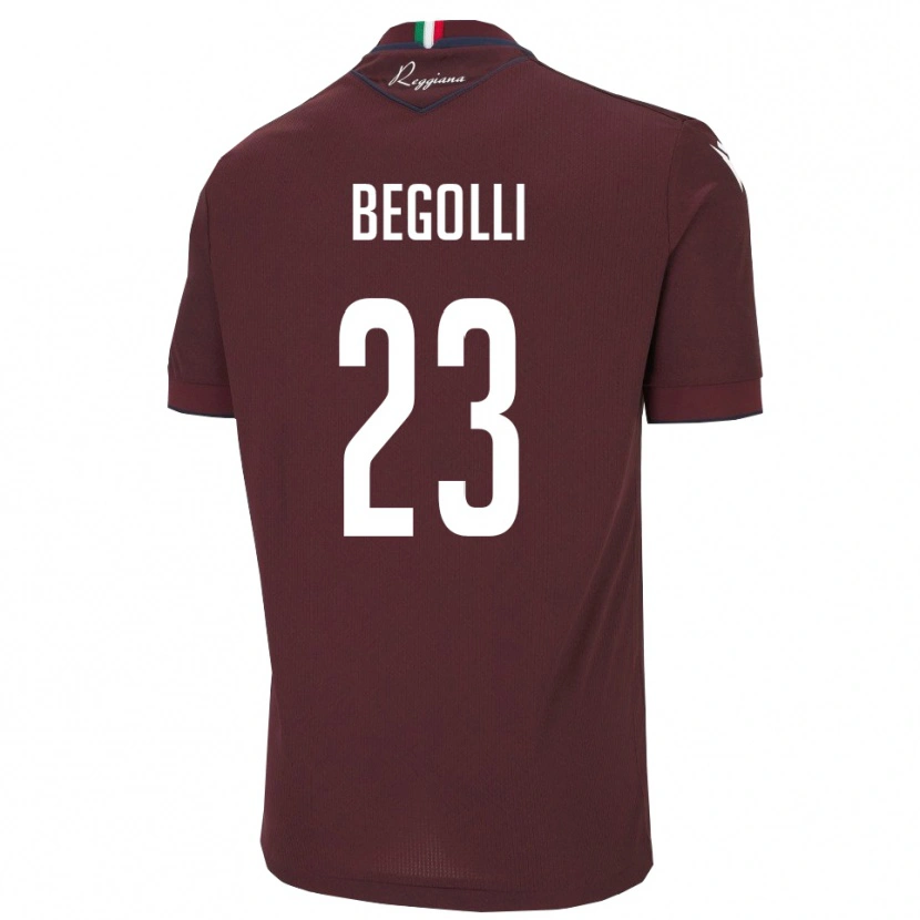 Danxen Pánské Leo Begolli #23 Vínová Bílá Domů Hráčské Dresy 2025/26 Dres
