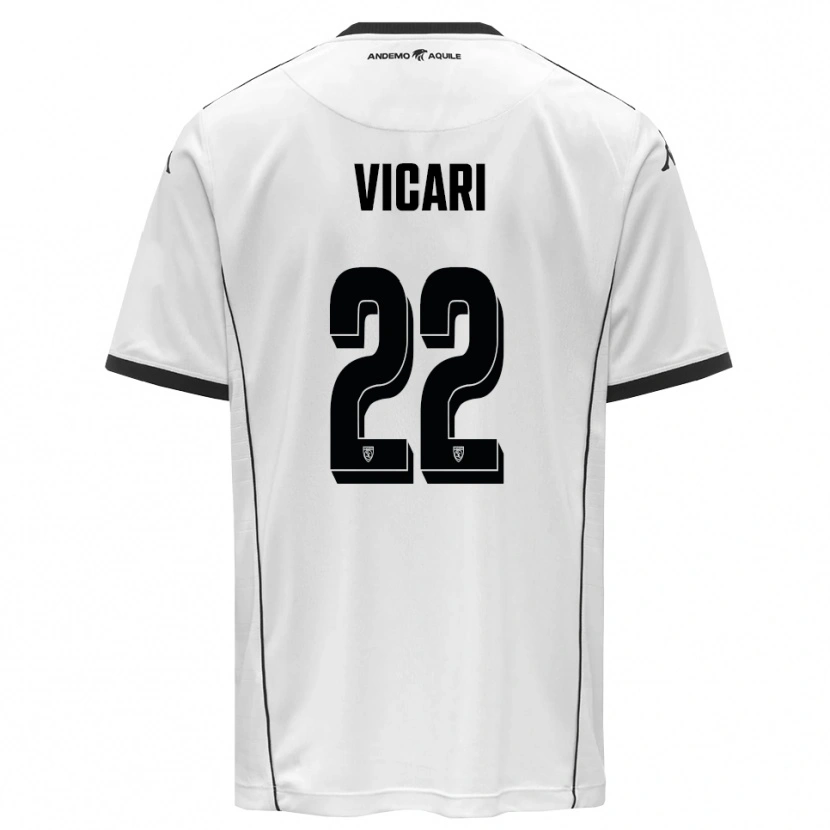 Danxen Pánské David Vicari #22 Bíločerná Domů Hráčské Dresy 2025/26 Dres