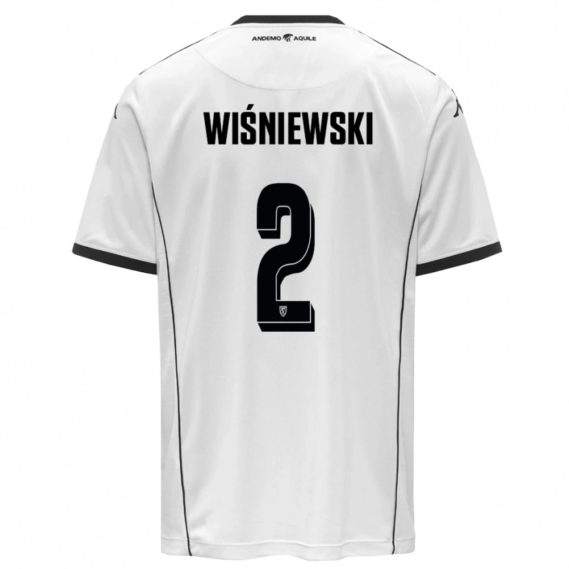 Danxen Pánské Przemysław Wiśniewski #2 Bíločerná Domů Hráčské Dresy 2025/26 Dres