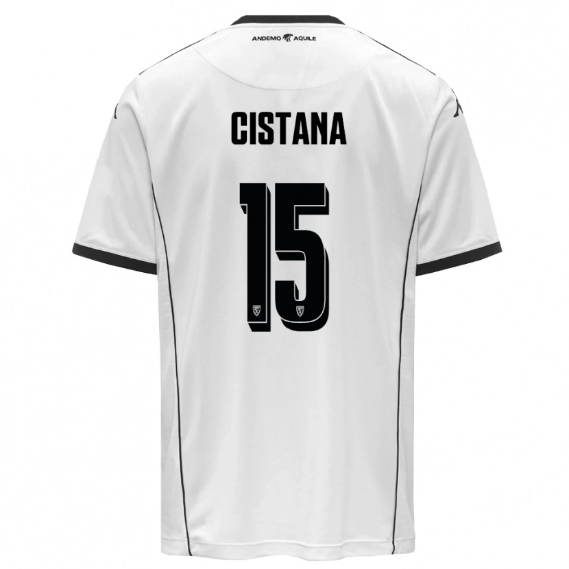 Danxen Pánské Andrea Cistana #15 Bíločerná Domů Hráčské Dresy 2025/26 Dres