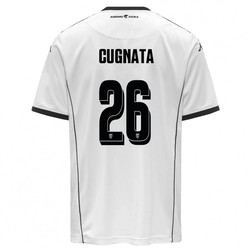 Danxen Pánské Christian Cugnata #26 Bíločerná Domů Hráčské Dresy 2025/26 Dres