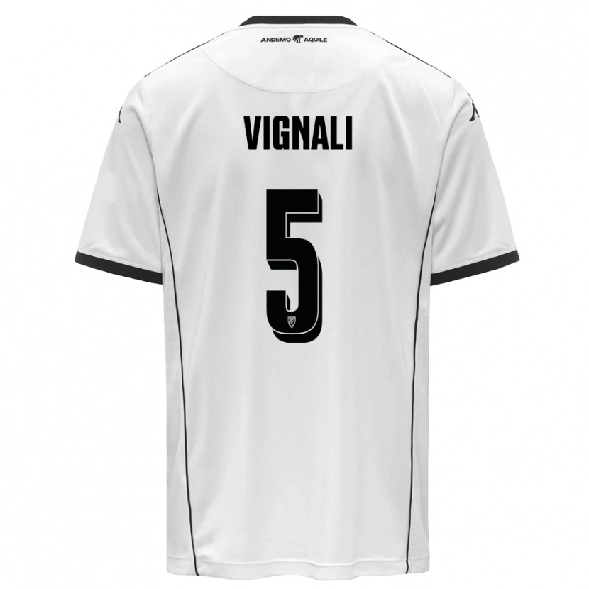Danxen Pánské Diego Vignali #5 Bíločerná Domů Hráčské Dresy 2025/26 Dres