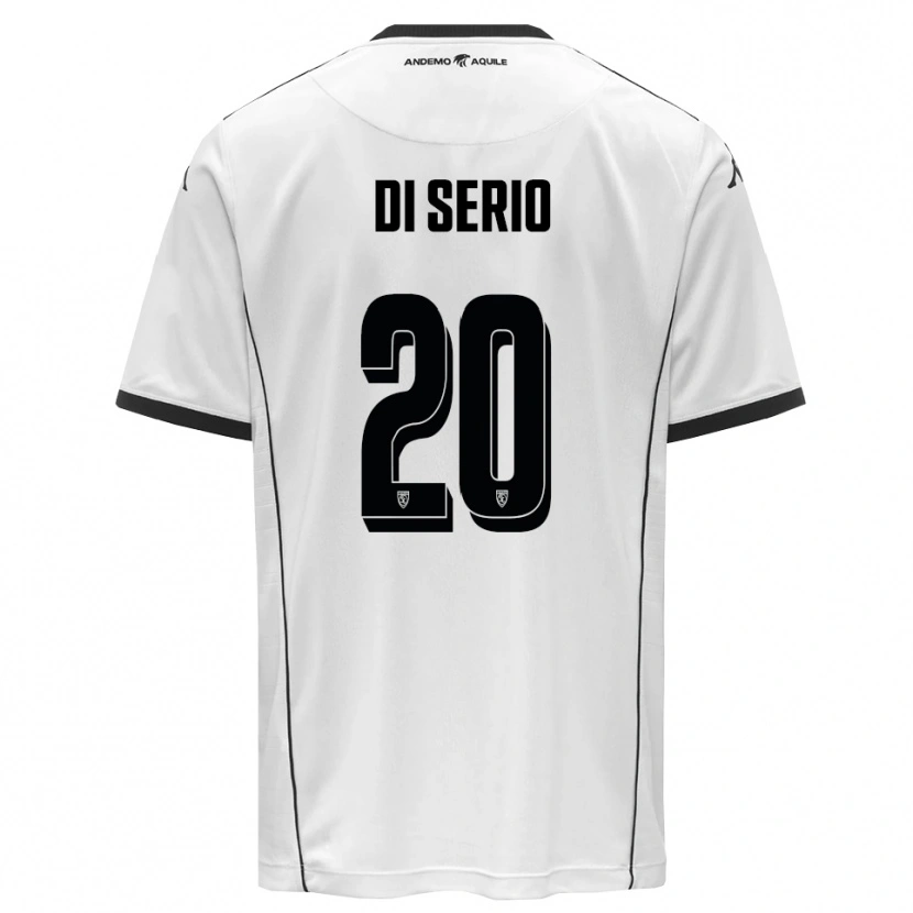 Danxen Pánské Giuseppe Di Serio #20 Bíločerná Domů Hráčské Dresy 2025/26 Dres