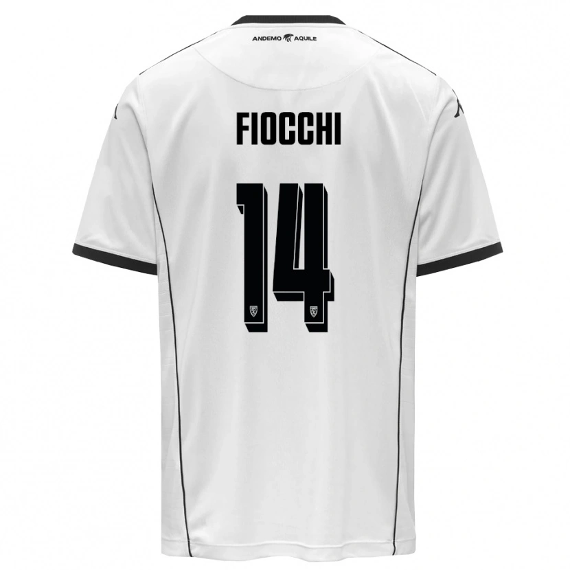 Danxen Pánské Marco Fiocchi #14 Bíločerná Domů Hráčské Dresy 2025/26 Dres