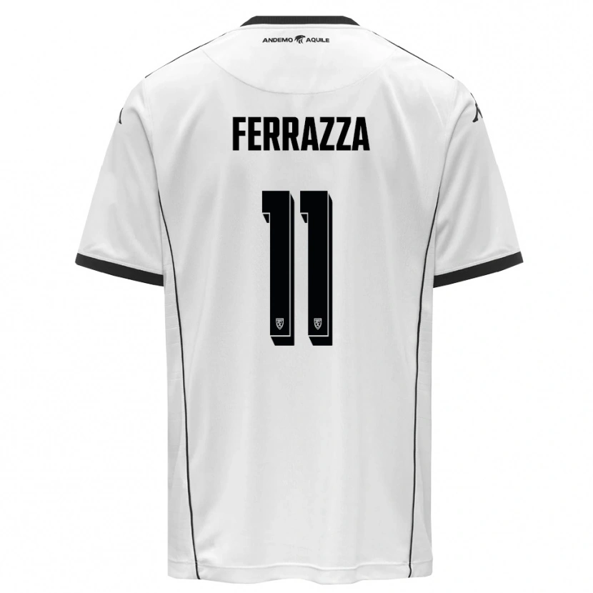 Danxen Pánské Diego Ferrazza #11 Bíločerná Domů Hráčské Dresy 2025/26 Dres