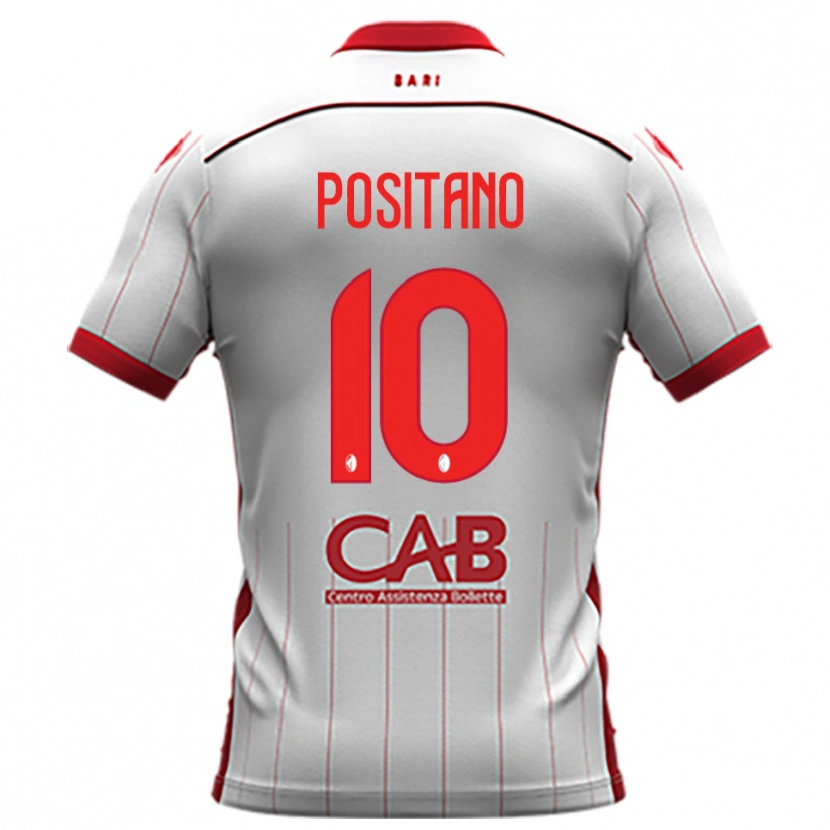 Danxen Pánské Giuseppe Positano #10 Bíločervená Domů Hráčské Dresy 2025/26 Dres
