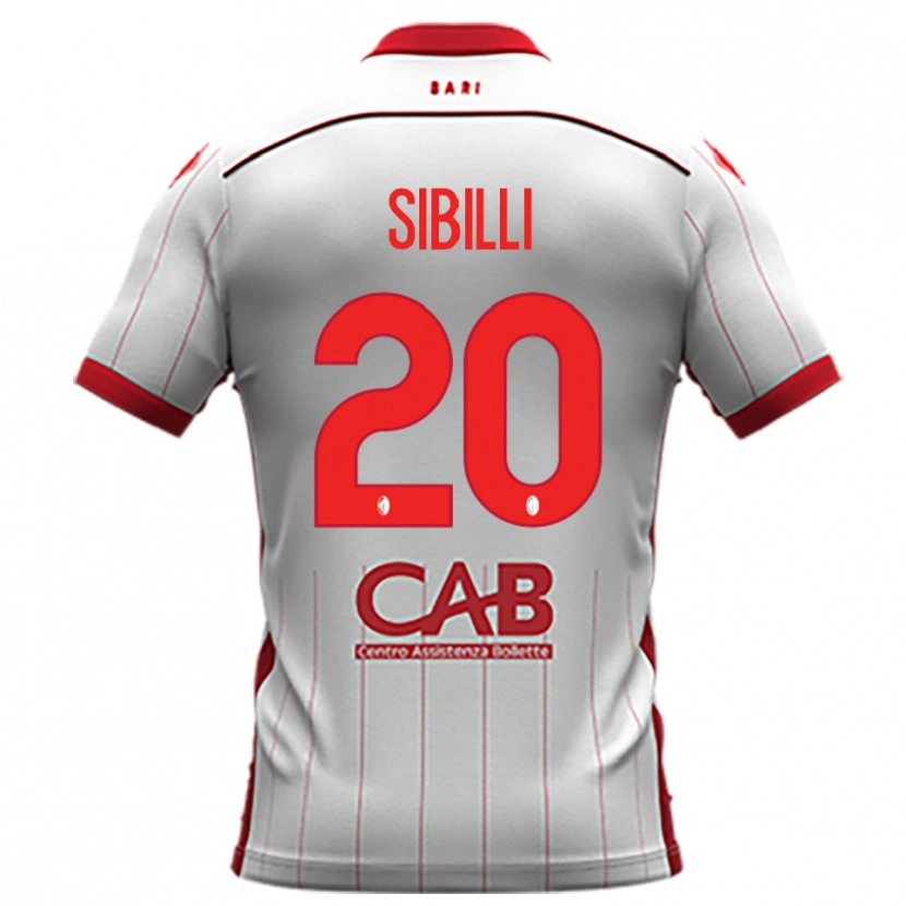 Danxen Pánské Giuseppe Sibilli #20 Bíločervená Domů Hráčské Dresy 2025/26 Dres