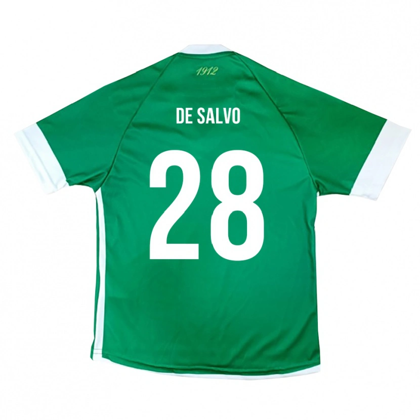 Danxen Pánské Ugo De Salvo #28 Zeleno-Bílá Domů Hráčské Dresy 2025/26 Dres