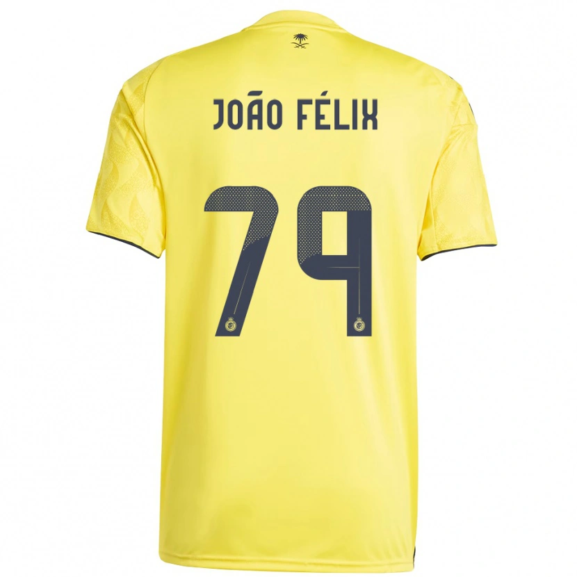 Danxen Pánské João Félix #79 Žlutočerná Domů Hráčské Dresy 2025/26 Dres