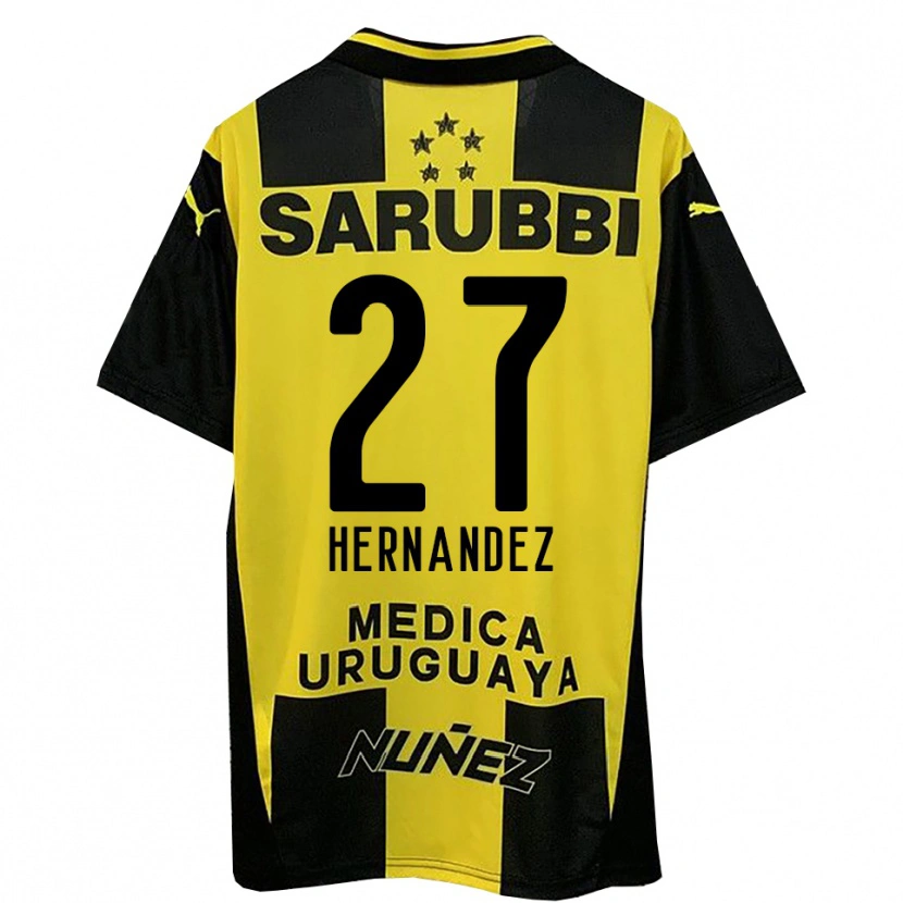 Danxen Pánské Lucas Hernández #27 Žlutočerná Domů Hráčské Dresy 2025/26 Dres