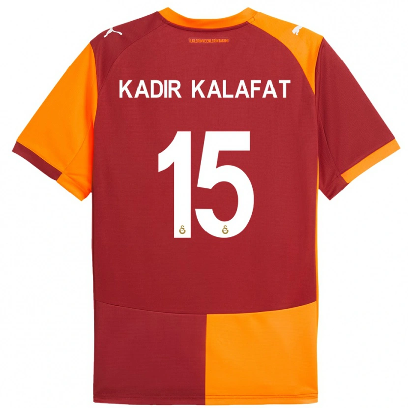 Danxen Pánské İsmail Kadir Kalafat #15 Červeno-Oranžová Domů Hráčské Dresy 2025/26 Dres
