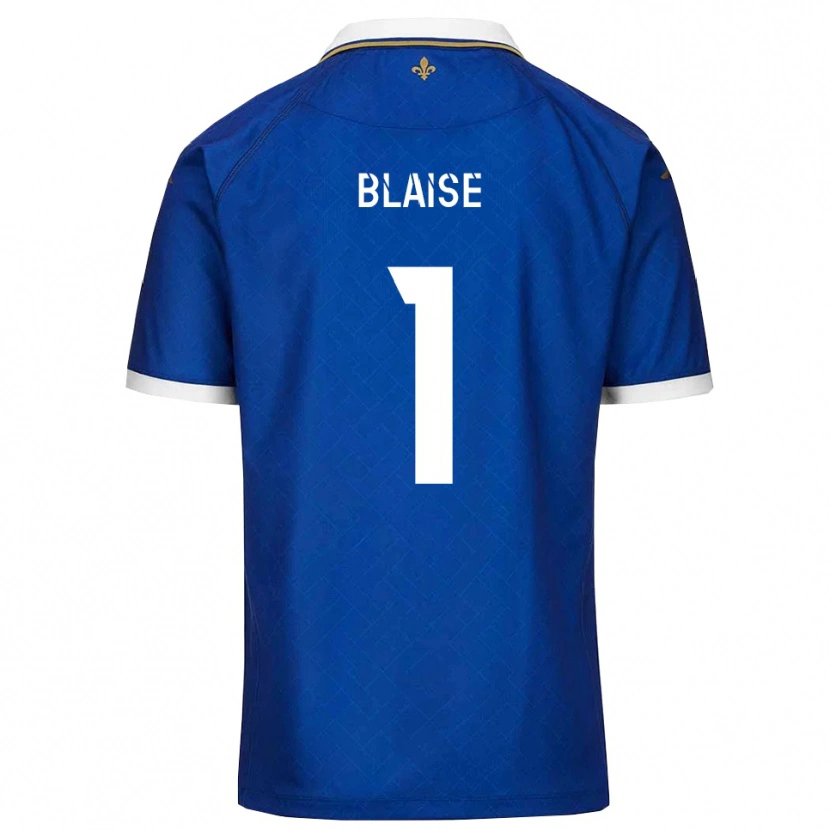 Danxen Pánské Enzo Blaise #1 Modrá Zlatá Domů Hráčské Dresy 2025/26 Dres