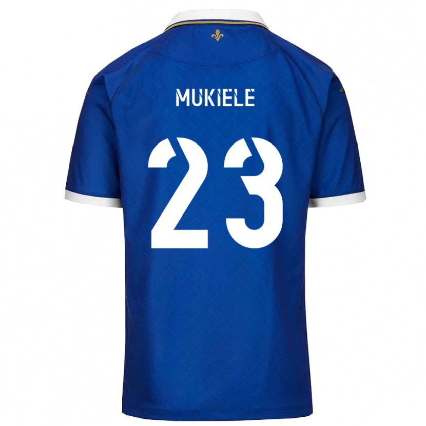 Danxen Pánské Norvin Mukiele #23 Modrá Zlatá Domů Hráčské Dresy 2025/26 Dres