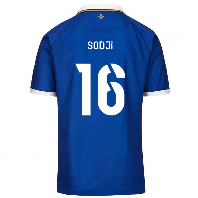 Danxen Pánské Alexandre Sodji #16 Modrá Zlatá Domů Hráčské Dresy 2025/26 Dres