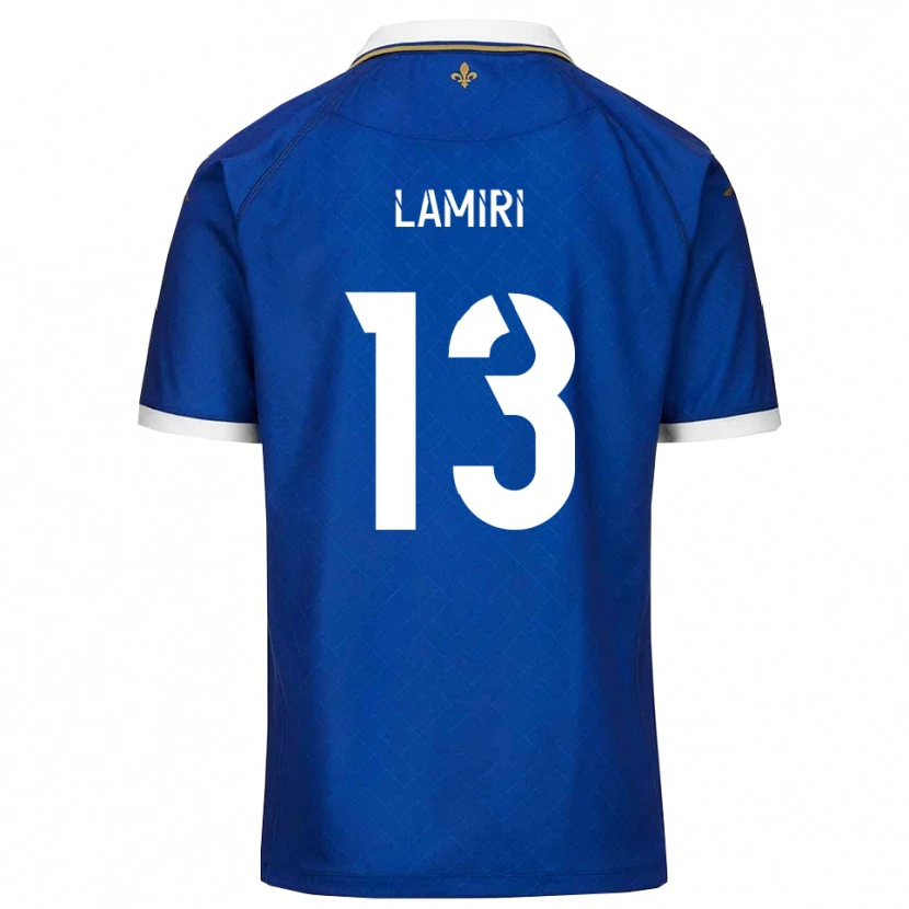 Danxen Pánské Nadil Lamiri #13 Modrá Zlatá Domů Hráčské Dresy 2025/26 Dres