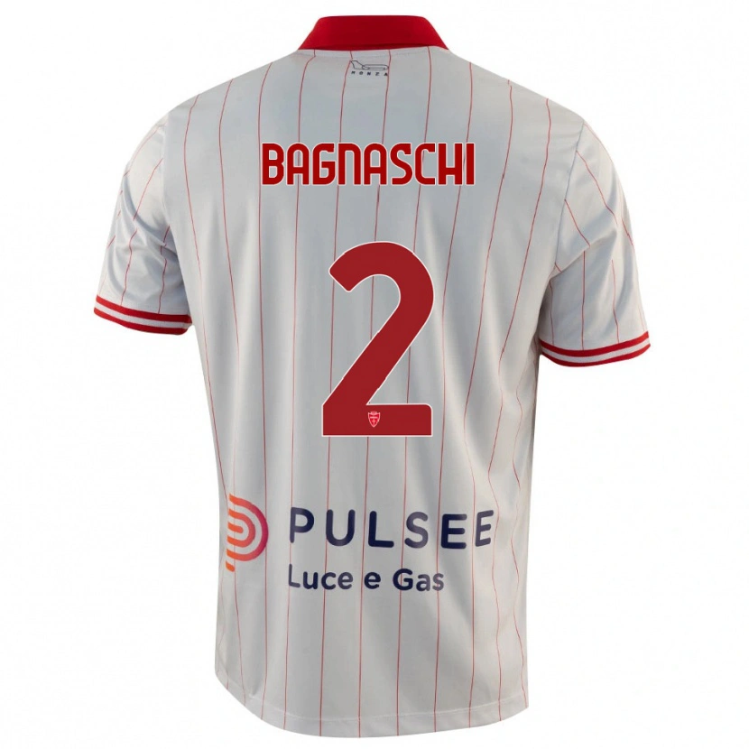 Danxen Pánské Alessandro Bagnaschi #2 Bíločerveno-Modrá Daleko Hráčské Dresy 2025/26 Dres